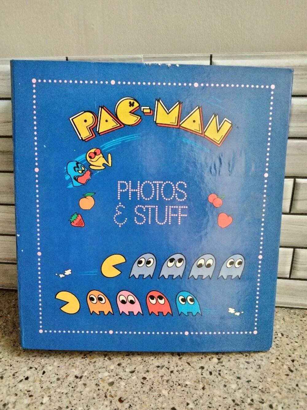 Vintage 1980 Pac-Man Photos & Stuff Binder Bally Midway